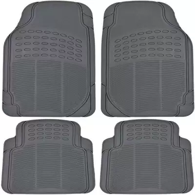 foot mat, Universal Foot Pad - b-four-piece-gray-compact-car