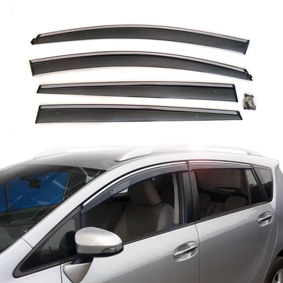Special Toyota EZ Verso 2009-2018 Injection Molding Thickened Window Rainproof Eyebrow Deflector (Rain shield)