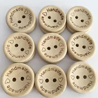 Handmade резная деревянная пуговица 5mm20mm25mm чаша типа детская пуговица одежда аксессуары рубашка