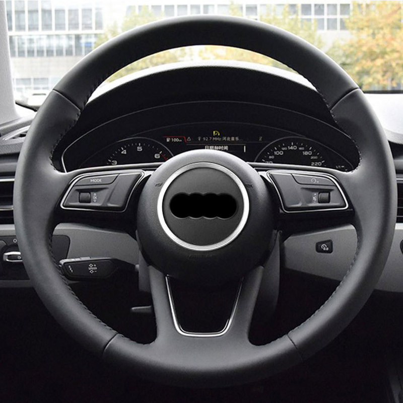 Suitable for Audi A3 8V car steering wheel ring center decoration sticker decoration accessories
