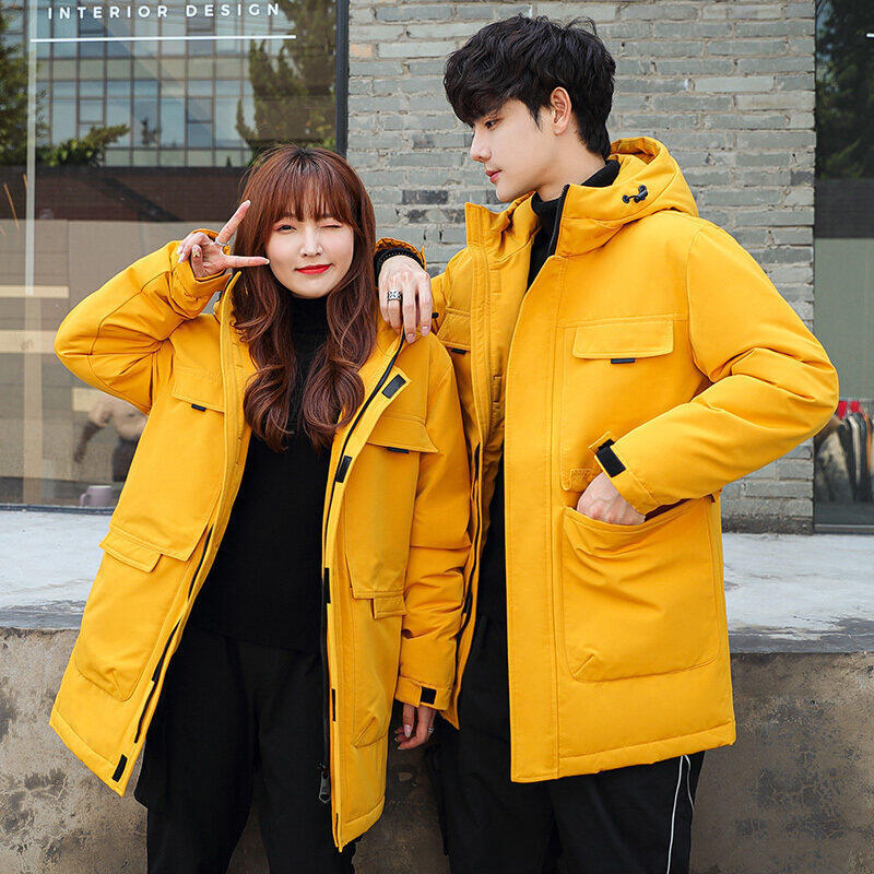 Invierno transfronterizo chaqueta de plumón casual para hombres con capuzas coreanas gruesas chaqueta de chaqueta