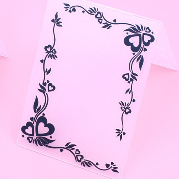 DIY9 piezas fondant cake decoración molde molino de viento flor estrella de cinco puntas árbol de amor Vid corteza de mariposa y otra plantilla de relieve