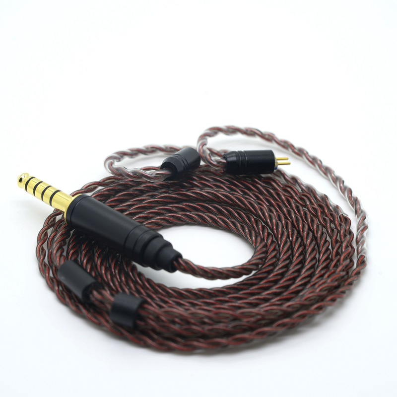 紫心4芯インイヤーHIFIイヤホンケーブルアップグレード0.782PINmmcxIE9000IE9003HIFIアップグレード|undefined