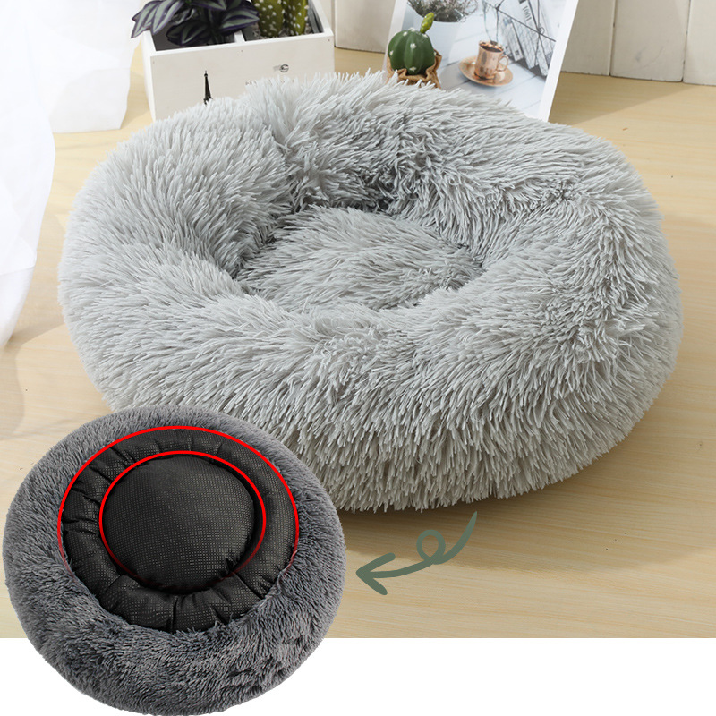Transfronterizo nuevo gato y perro estera mascota dormir doble anillo fijo suave cómodo gato cama perro cama anti-desgarro nido de mascotas