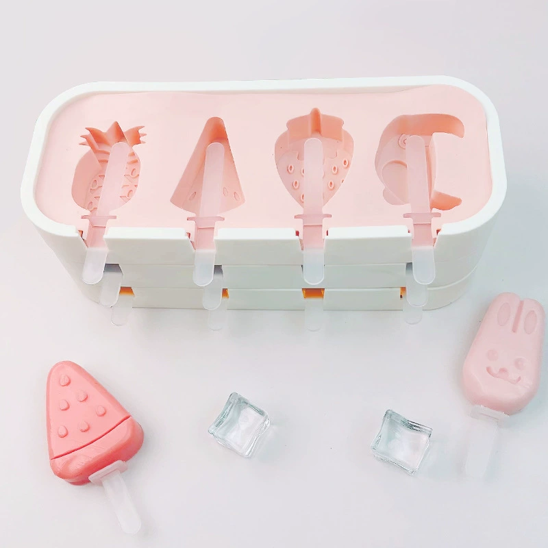 Силиконовая форма для мороженого детская домашняя DIY форма для мороженого, палочка сыра, мультфильм, желе, коробка желе