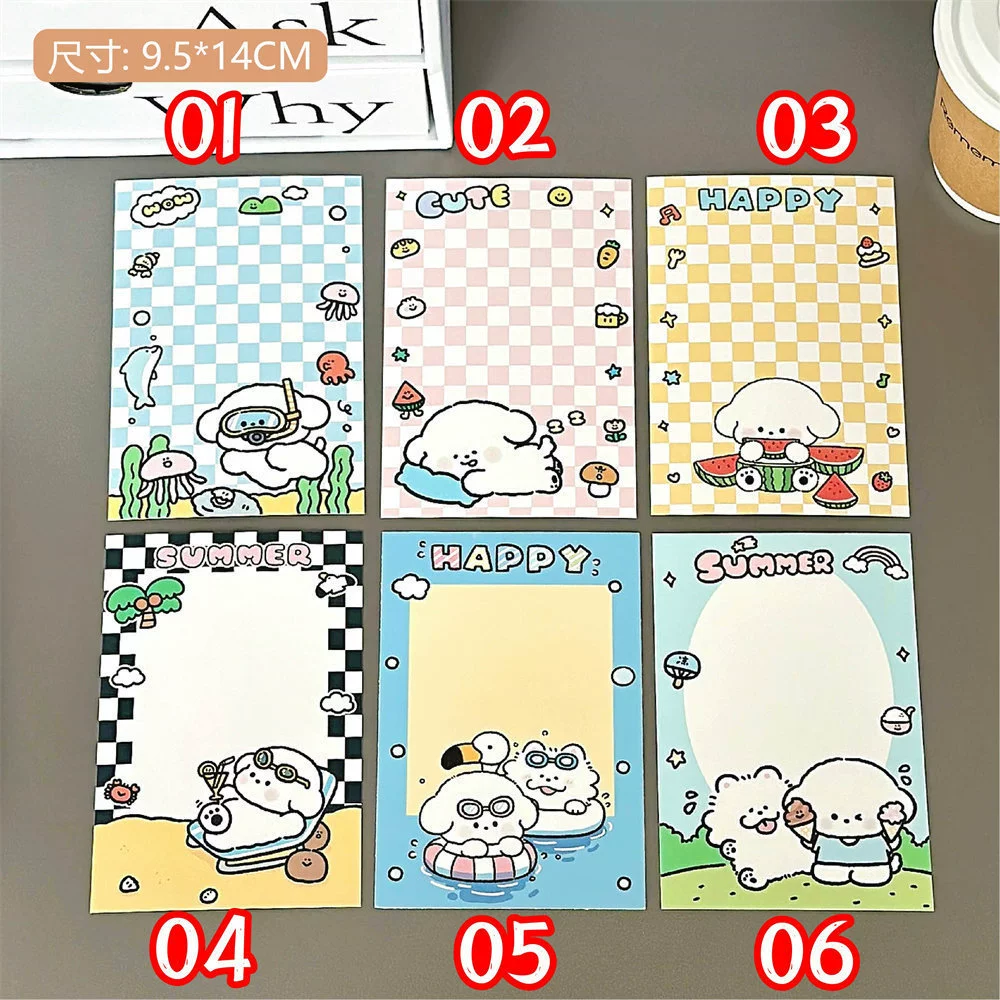 Card Tengyi licensed cute puppy foldable head & back card, gift packaging, 14×9.5 cm
