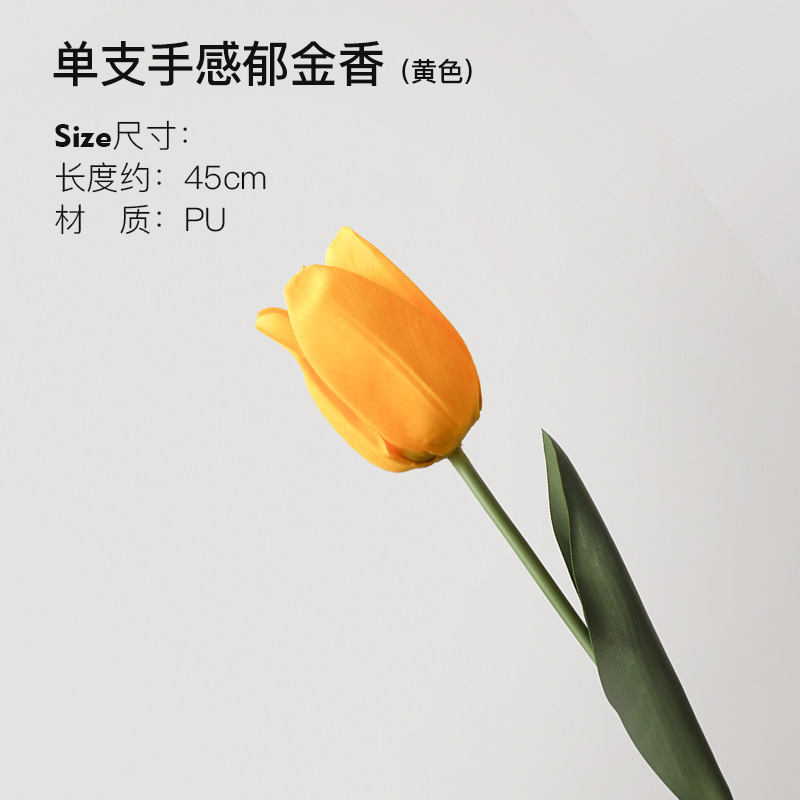 싱글 터치 튤립(노란색)