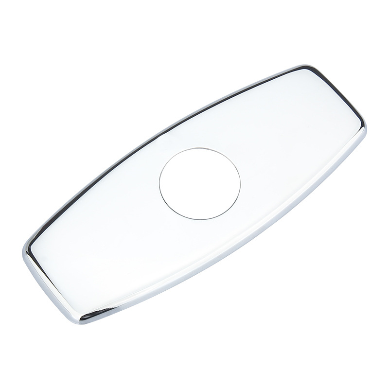 Suministro directo de fábrica 304 acero inoxidable cepillado grifo de la cocina 10 pulgadas placa decorativa baño base 6 pulgadas cubierta