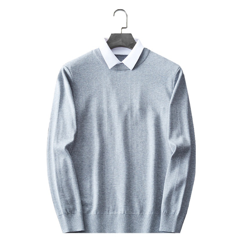 Polo bordado de negocios de alta gama Camiseta suelta de manga corta con solapa de seda de hielo para hombre