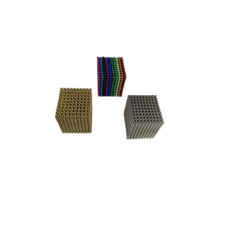 Pulseras esféricas de explosión de varios colores fuertes magnéticos coloridos buckball puzzle bloques de construcción de juguetes redondos fuertes magnetos