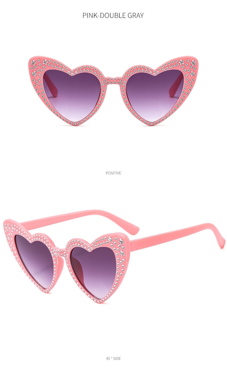 Occhiali da sole a cuore per donna eleganti con strass alla moda_voghion.com