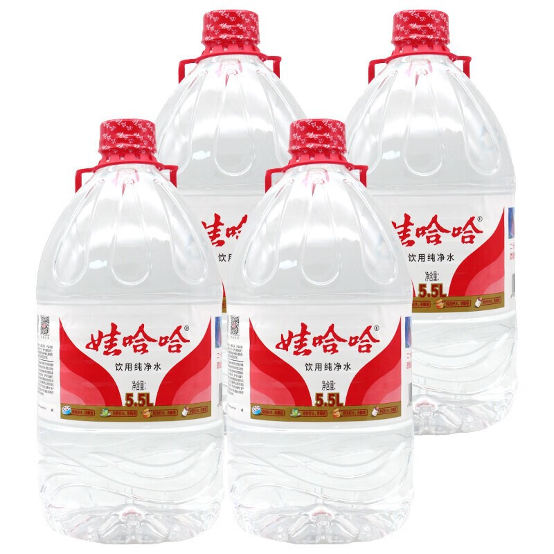 ワハハ 大樽飲料水 5.5L 純水 5.5L*4樽 フルボックス卸売 家庭用飲料水 大型ボトル|undefined