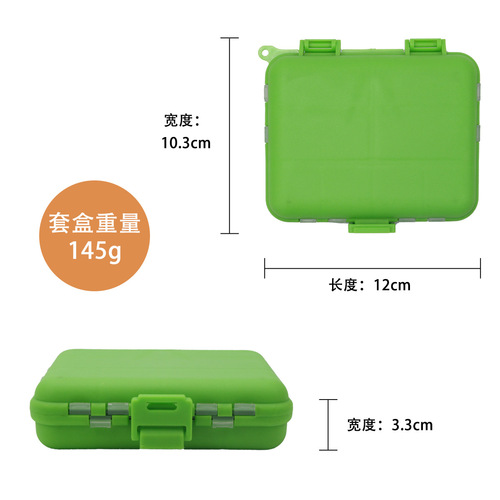 Liegao European library carp fishing set 173 pieces cross-border fishing group Luya accessories box set carp hook fishing group box