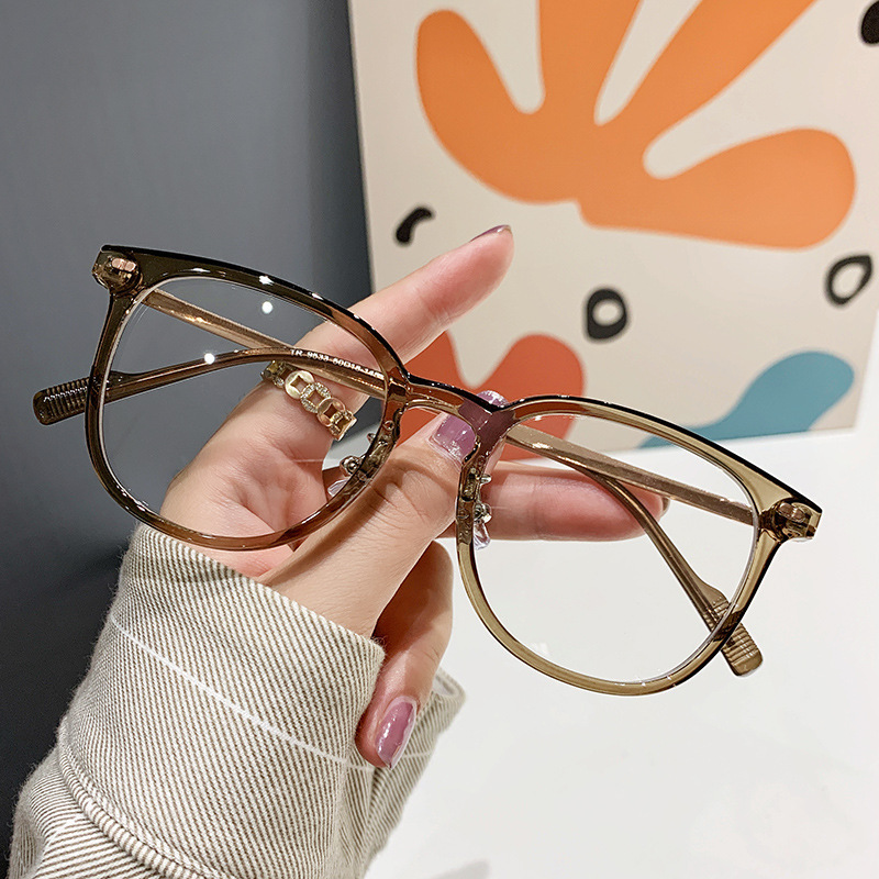 小红书黑框近视眼镜女有度数学生男大框显瘦防蓝光新款素颜神器潮