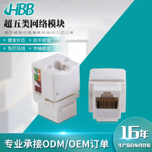 供应面板飞鸟网络信息模块Cat5e RJ45 CAT5ECAT6 keystone插座