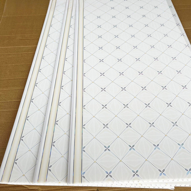 Placa de techo de plástico PVC techo de tira impermeable cocina balcón baño material de decoración de baño
