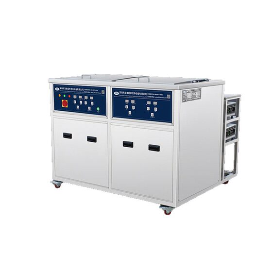 Large ultrasonic cleaning machine double slot Lighting LED lamp bead lamp plate cleaning drying ultrasonic cleaning equipment