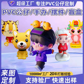 PVC公仔定制开模软塑胶手办盲盒注塑源头工厂搪胶玩偶摆件吉祥物
