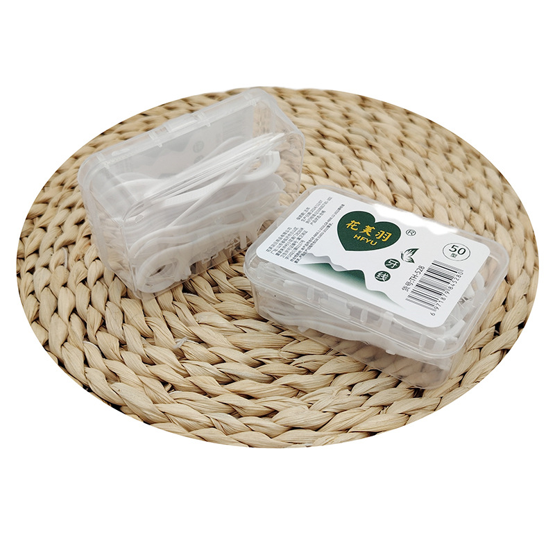 F1623 528 - 50 # caja cuadrada hilo dental deslizante hilo dental al por mayor almacenes desechables hilo dental caja de hilo dental