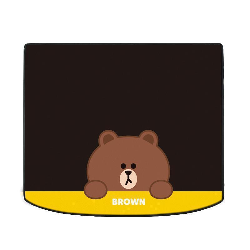 LINE FRIENDS自動車トランクマット専用トランクマット四季通用カードテールマット|undefined