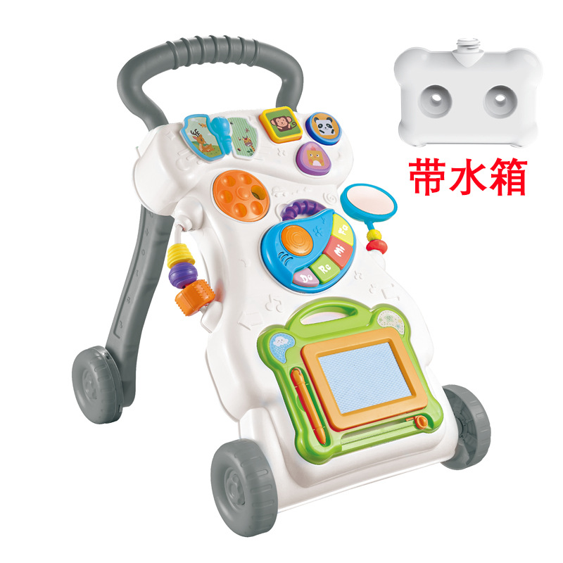 乳幼児用歩行車児童手押し車音楽補助車は、赤ちゃんの子供の車のおもちゃを横転するのを防ぐことができる