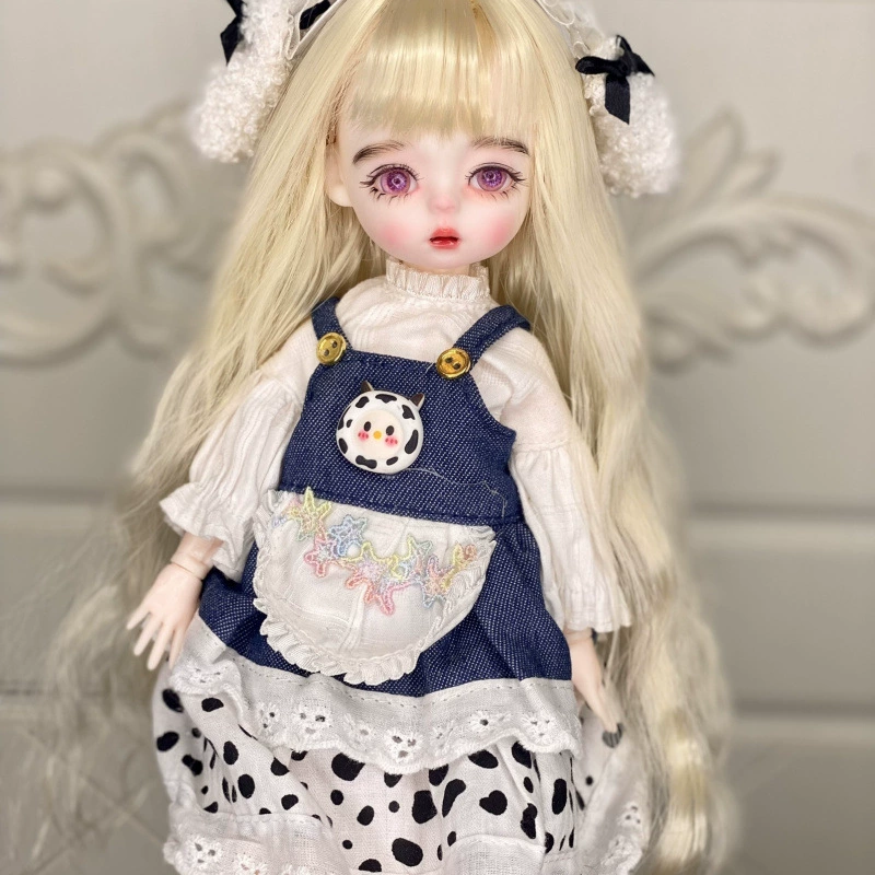 6 точек Домашний BJD30 см сустав mjd кукла Макияж кукла 3D реальный глаз девочка игрушка наряд кукла