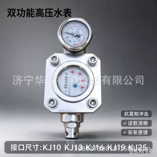 SGS高压水表煤矿井下煤层注水流量 水压监测仪表 双功能高压水表