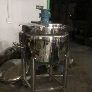 不锈钢搅拌锅化妆品洗发水沐浴露工业日化锅食品搅拌机高效搅拌