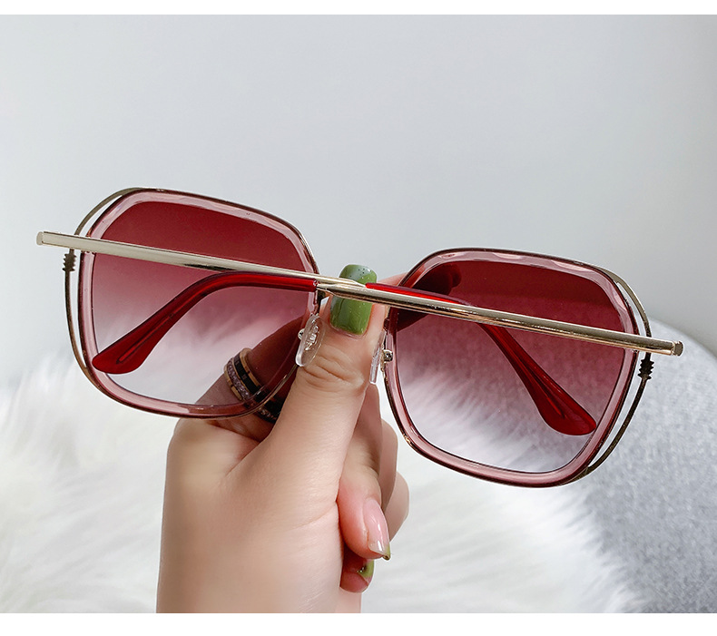 Outdoor, Travel, Beach Occasion Elegant Modern Style Geometric Ac UV400 Protection Special-Shaped Mirror Full Frame Women's Sunglasses