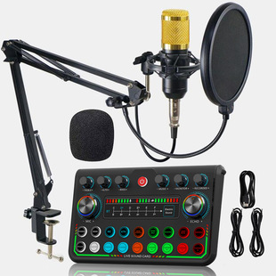 P99 sound card English version of cross-border live broadcast sound card dedicated tuning support plug-in ring Michael touch screen switching function