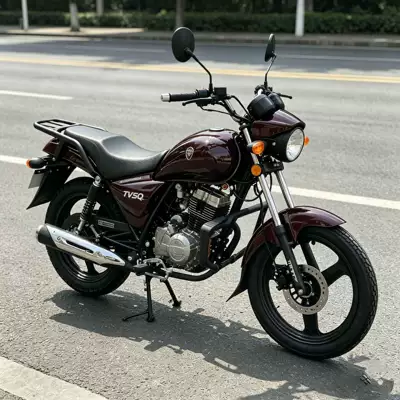 Two-Wheeled Fuel-Powered Motorcycle with Comfortable Seat, Low Fuel Consumption, Suitable for Urban and Rural Cargo Transport, Reinforced Body, Wear-Resistant, Hot-Selling