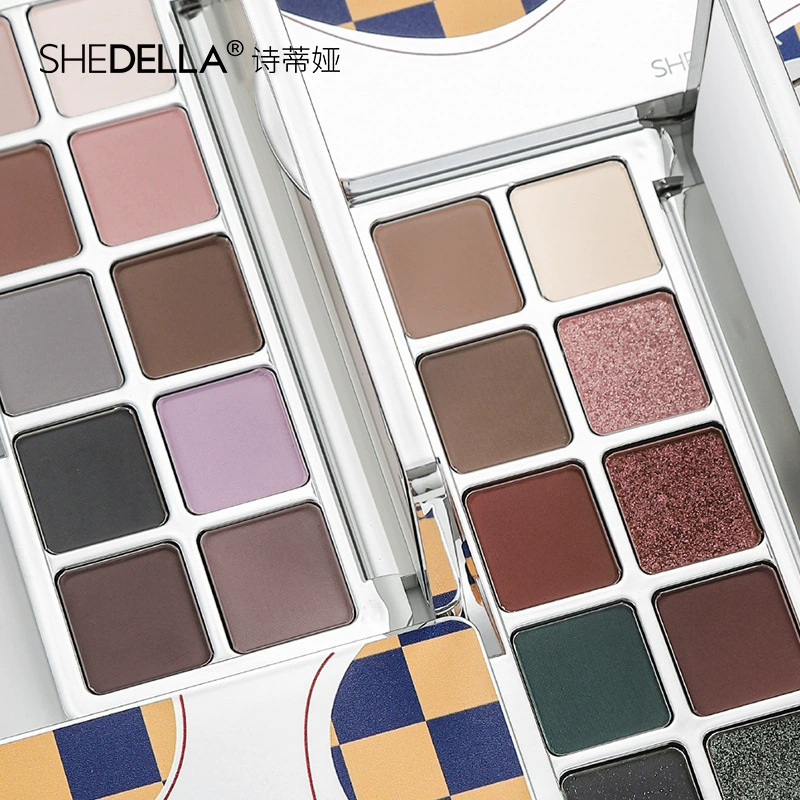 诗蒂娅 Chess, eyeshadow palette, makeup primer, eye shadow, ten colors
