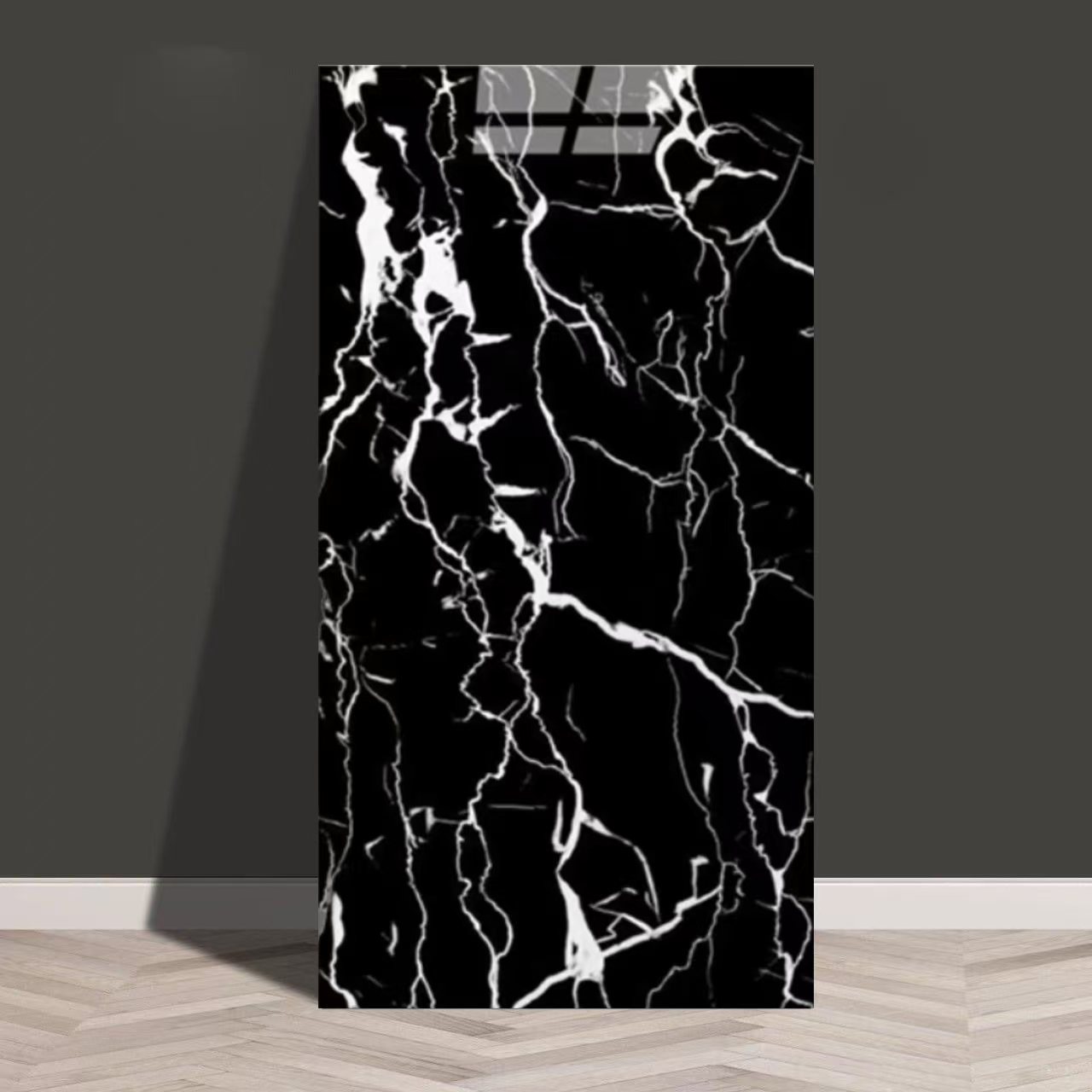 Baldosas de mármol transfronterizas autoadhesantes pegatinas de pared decorativas cocina gruesa baño renovación impermeable a prueba de aceite
