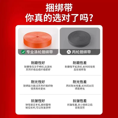 Trailer rope/net/strap — tensioning strap, towing rope
