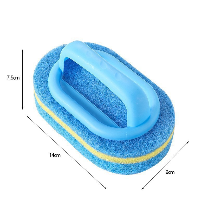 파란색 스펀지 수세미