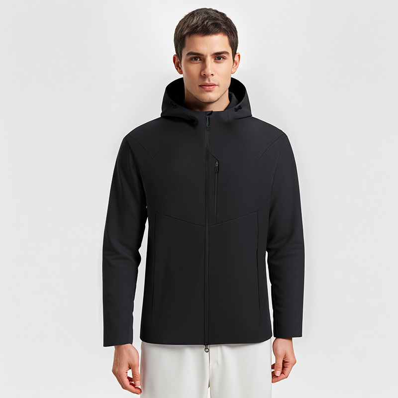 Kelong's Same Style Autumn and Winter Soft Shell Jacket Seamless Laminated Windproof and Waterproof Outdoor Jacket Hiking and Mountaineering Jacket for Men