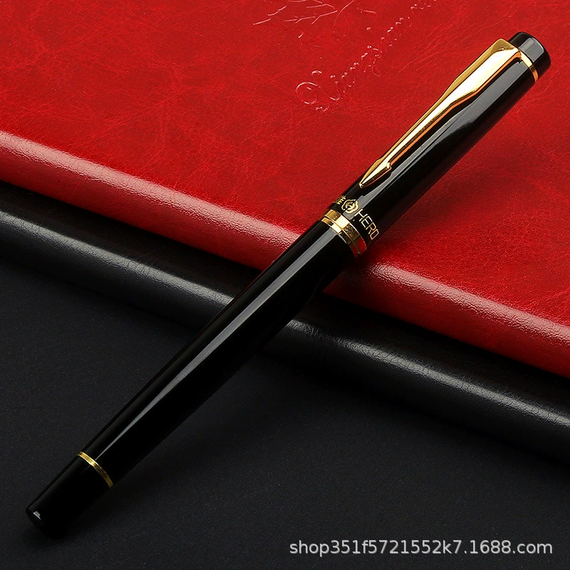 Hero Pen 9320 Черный Даймин Гонцзянь Каллиграфия практический школьный подарок офис