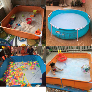 Thickened Bracket Pool, Stall, Fishing Pond, Fish Pond, Children's Paddling Pool, Home Swimming Pool, Toy Sand Pool