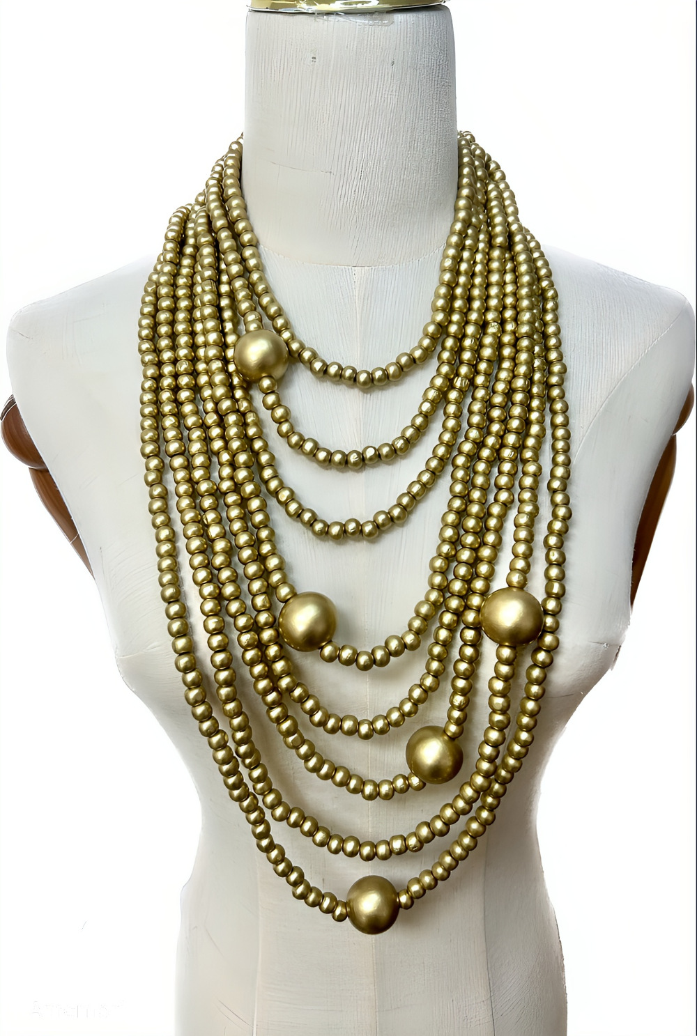159g Weight Sweater Chain Classification Wood Chain Material 1 Piece Quantity Holiday, Daily Occasion Wood Material Round Pattern Women's Gender Beaded, Stoving Varnish Design Casual, Ethnic Style Style Casual Ethnic Style Round Wood Wholesale Sweater Chain 3
