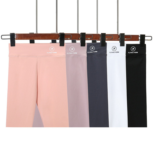 Girls' Barbie Pants Summer Thin Shark Skin Children Leggings Five-Pocket Pants For Older Children Shark Pants Wearable Shorts