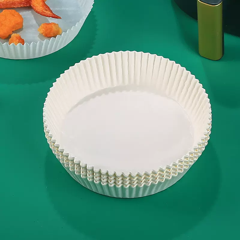 食品级空气炸锅专用纸吸油纸垫纸烤箱硅油纸盘纸披萨认证牛皮纸