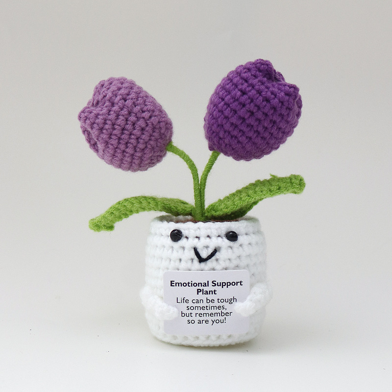 튤립 이중꽃 진한 보라색 62+ 보라색 08 새싹 녹색 잎 48호 68 표백 화분