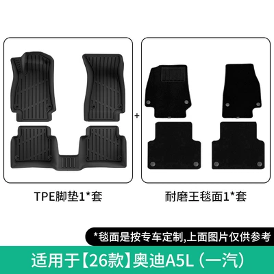 Suitable for 25 Audi: Modelə uyğun ayaqaltı - 26-models-of-audi-a5l-double-layer-fawwear-resistant-king-floor-mats