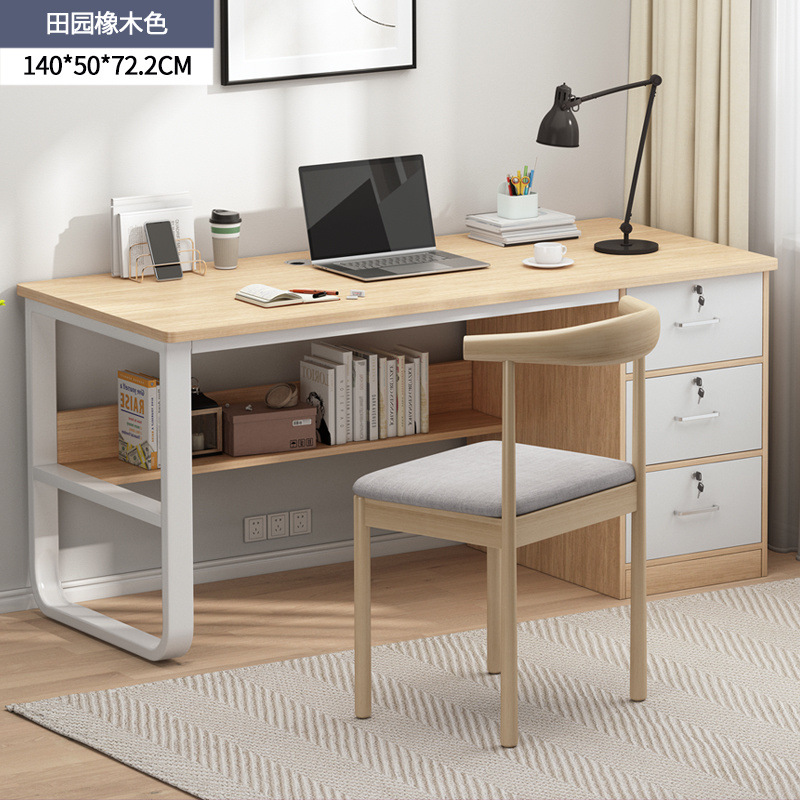 Mesa de oficina simple mesa de oficina moderna combinación de mesa de personal simple mesa de computadora doméstica