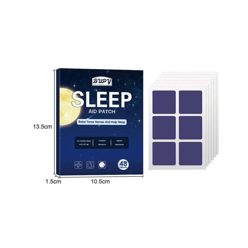クロスボーダー BUPY スリープケアパッチ、優しいケア、毎日の夜の休息、体のなだめ、夜の補助睡眠パッチ|undefined