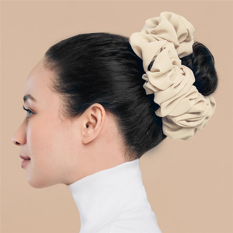 Fashion Solid Color Cloth Handmade Hair Tie 1 Piece display picture 5