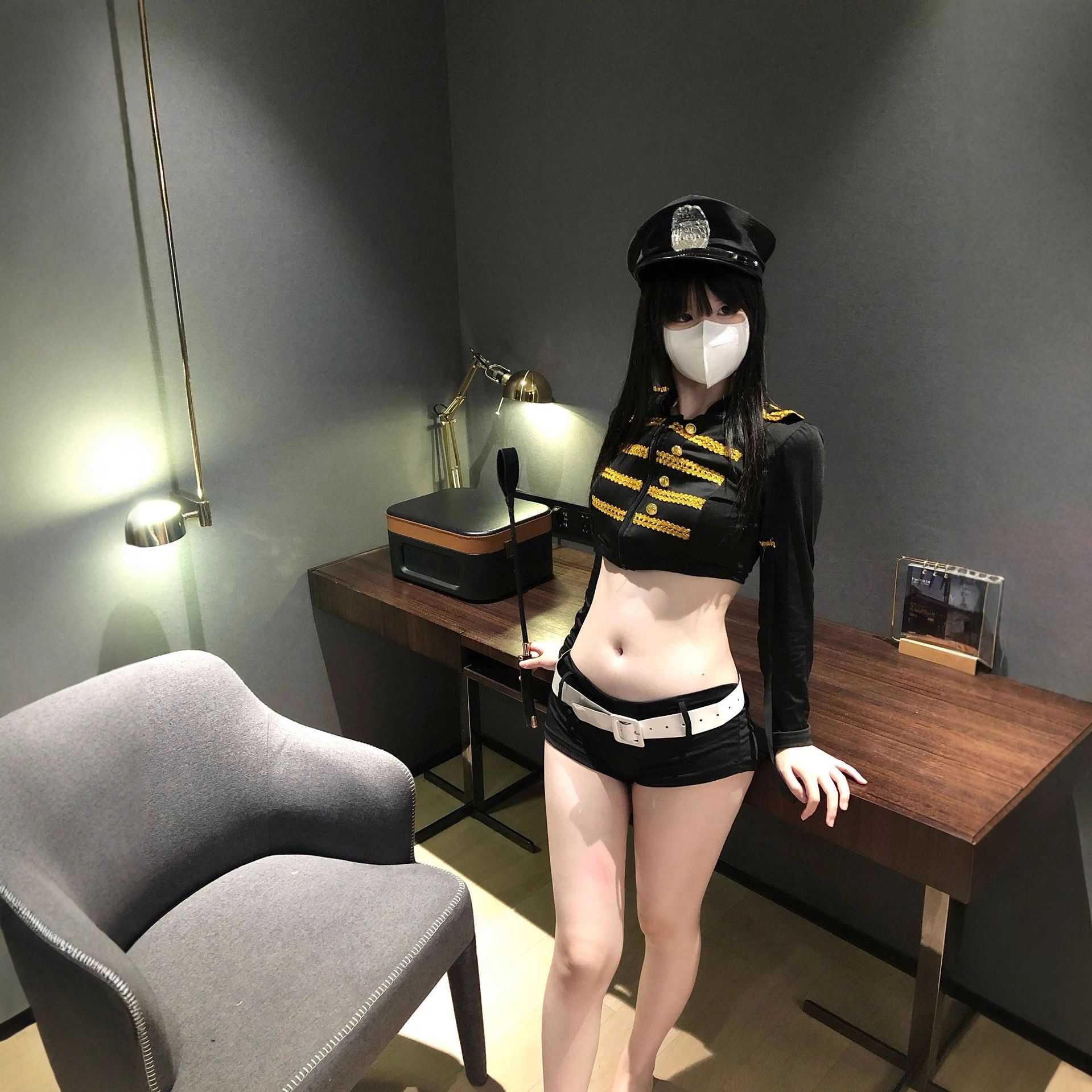 Xishi's New Sexy Lingerie Uniform Temptation Pure Desire Stewardess Policewoman Suit Flirting Hot Bed Passion