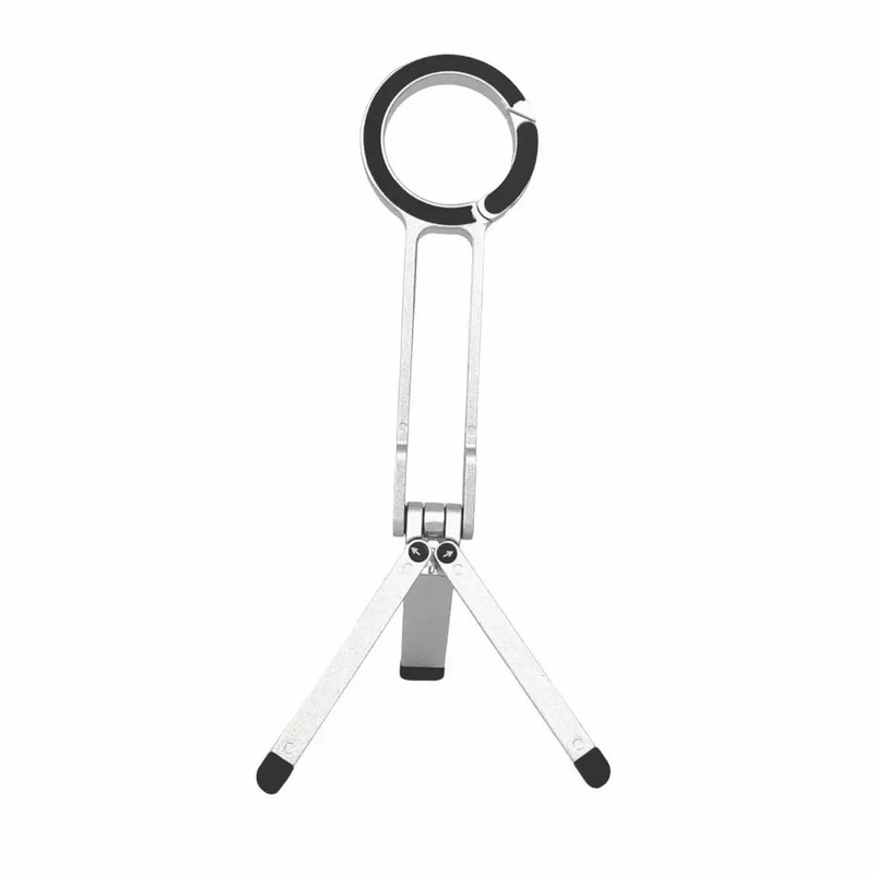 カラビナ携帯電話ホルダーポータブル写真撮影ホルダー三脚 Magsafe 回転ライブブロードキャストホルダーデスクトップ|undefined