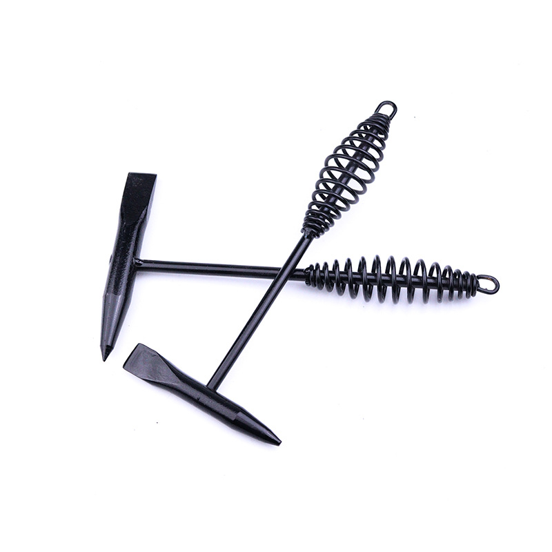 Fábrica soldador eléctrico Martillo puntiagudo colgando soldadura martillo 500g300g derusting soldadura escoria golpear escoria mango de resorte de soldadura eléctrica martillo