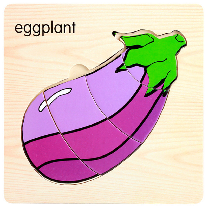 Nuevo rompecabezas tridimensional de madera de mano tráfico animal marino Ilustración cognición rompecabezas infantil juguete de rompecabezas de educación temprana